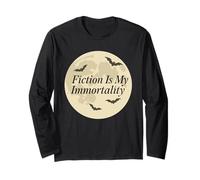 Vampire Fiction Bookish Romantic Fang Reader Literary Dark Long Sleeve T-Shirt