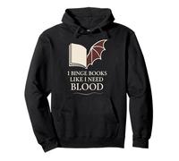 Vampire Fiction Bookish Romantic Fang Reader Literary Dark Pullover Hoodie