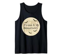 Vampire Fiction Bookish Romantic Fang Reader Literary Dark Tank Top