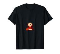 Vampire Ghost Shirt Cute Dracula Halloween Pumpkin Boy T-Shirt