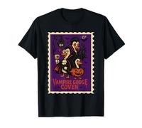 Vampire Goose Coven Funny Halloween Stamp Trio Costume T-Shirt