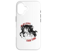 Vampire Goth Girl Retro Horror Manga Bloody Bites Dark Case for iPhone 16
