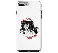 Vampire Goth Girl Retro Horror Manga Bloody Bites Dark Case for iPhone 7 Plus/8 Plus