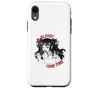 Vampire Goth Girl Retro Horror Manga Bloody Bites Dark Case for iPhone XR