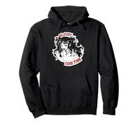 Vampire Goth Girl Retro Horror Manga Bloody Bites Dark Pullover Hoodie