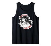 Vampire Goth Girl Retro Horror Manga Bloody Bites Dark Tank Top