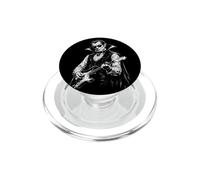 Vampire Guitarist Gothic Rock Music Halloween Design PopSockets PopGrip for MagSafe