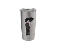 Vampire Halloween Umbrella Stainless Steel Insulated Tumbler