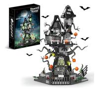 Vampire Haunted Mansion Building Set for Adult - 598PCS Halloween Horror Castle with Pumpkins, Collect Ghost House Spooky Blocks Toys, Home Office Decor, Creative Gift for Man, Woman