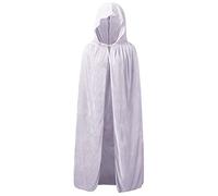 Vampire Hooded Cape, Adult, Unisex Cape with Hood, Wizard Cape with Mysterious Design, Gothic Gown Medieval Fancy Dress Uniform for Halloween Party Fancy Dress