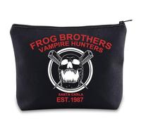 Vampire Hunters Frog Brothers Makeup Bag Horror Movie Gifts Santa Carla Gifts Horror Movie Frog Brothers Zipper Pouch (Frog 1987 UK)