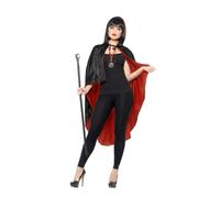 Vampire Kit with Reversible Cape Ladies Vampiress Halloween Fancy Dress