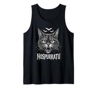 Vampire Kitty Emo Goth Cat Mom Classic Horror Nospurratu Tank Top