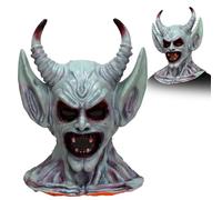 Vampire Mask Zombie Full Head Mask for Adult, Scary Masks with Devil Horns for Halloween, Ghost Face Mask-Supersoft Creepy Halloween Masks, Demon Monster Zombie Cosplay for Halloween Party Props (G)