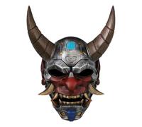 Vampire Mask Zombie Full Head Mask for Adult, Scary Masks with Devil Horns for Halloween, Ghost Face Mask-Supersoft Creepy Halloween Masks, Demon Monster Zombie Cosplay for Halloween Party Props (H)