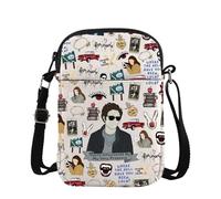 Vampire Merch Twilight Gift Horror Movie Inspired Edward Cullen Crossbody Bag for Movie Fans Robert Fans (Very Presence Cross)
