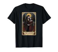 Vampire Monster Dracula and Bride The Lovers Tarot Card T-Shirt
