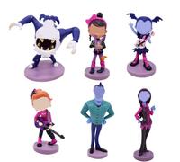 Vampire Ornament, Vampire Girl's Ornament, Collectible Figure 6pcs Cake Topper Figures Toys, Figures Set Toys, Show Toys Cartoon Creative Decoration Birthday Party Decoration Kids Festival Gifts