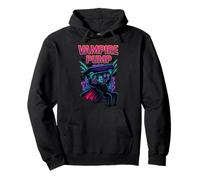 Vampire Pump Dracula Lifting Grave Old School 90's Retro Gym Pullover Hoodie