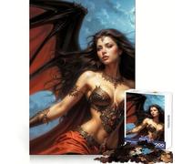 Vampire Queen Jigsaw 1000 Pieces for Teenagers Mind Clarity Soft Distraction Perfect Lock Xmas Present (50x75cm)