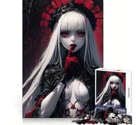 Vampire Queen Jigsaw 1000 Pieces for Teenagers Mind Clarity Soft Distraction Perfect Lock Xmas Present (38x52cm)