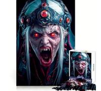 Vampire Queen Portrait Jigsaw Puzzles for Teenagers 1000 Piece Improve Memory Soft Distraction Laser Cut Thoughtful Gift (38x52cm)