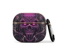 Vampire Skull Head Case Compatible with Airpods 3 | Protective Cover Keychain PC