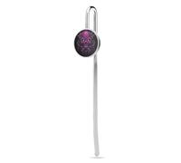 Vampire Skull Head Funny Bookmark with Hook Metal Reading Accessories for Book Lovers