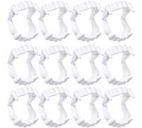 Vampire Teeth, 12 Pcs Vampire Teeth Fangs, Vampire Costume Accessories for Halloween Party, Vampire Fangs Teeth for Cosplay Party Props for Halloween Fun Cosplay Props