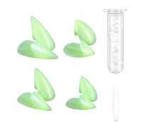 Vampire Teeth, 4 Pairs Glow In The Dark Vampire Teeth, 4 Size Fangs Halloween for Adult,Plastic Fangs Costume Prop For Halloween Party, Carnival, Cosplay,Masquerade And Horror Stage Performance