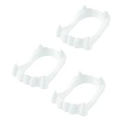 Vampire Teeth Fake Fangs Halloween Fake Teeth White Plastic Fanged Novelty Teeth Sharp Toothed Horror Prop Fangs Fancy Dress Costume Halloween Party Cosplay Scary Vampire Dentures For Kids Adults(3Pc)
