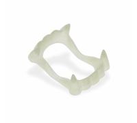 Vampire Teeth Glow In Dark Vampire Fangs Adult Fake Dentures Halloween Dress Up Glowing Vampire Braces Teeth Perfect For Halloween Costume Parties Themed Events Cosplay Fun Accessories (Pack of 1)