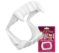 Vampire Teeth, White Horror False Vampire Teeth, Child-Friendly, Stable & Safe Bit Dracula Vampire Cosplay Props for Halloween Fancy Dress