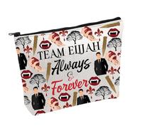 Vampire TV Show Makeup Bag Team Elijah Always Forever Cosmetic Bag Elijah Mikaelson Fans Gift (Team Elijah B)