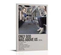 Vampire Weekend Only God Was Above UsWall Art Modern Minimalist Decorative Painting Waterproof Poster Easy to Maintain Living Room Bedroom Background Wall to Enhance Style24x36inch(60x90cm)Frame-style