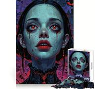 Vampire Woman Portrait 1000 Piece Jigsaw Puzzle Thought Challenge Cozy Relaxation Cut Precisely (50x75cm)
