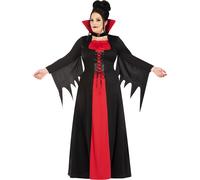 Vampiress Ladies Halloween Fancy Dress Women Adults Vampire Costume Outfit 2025