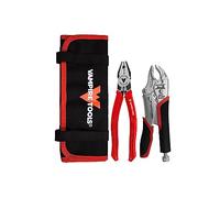 VAMPLIERS 2-PC Specialty Screw Extraction Pliers Set: Includes JAWZ 7.5" Vise-Grip Locking Pliers + 8" PRO Linesman Pliers with Wire Cutter and Vampliers Tool Pouch: VT-001-S2NP.