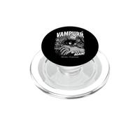 Vampurr Bites Again Catula Funny Halloween Vampire Cat PopSockets PopGrip for MagSafe