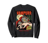 Vampurr Bites Again This Time Its Purrsonal Halloween Cat Sweatshirt