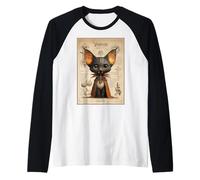 Vampurr cat Funny Vampire Cat Halloween Bestiary cat lovers Raglan Baseball Tee