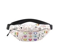 VAMSII Baseball Gift for Team Baseball Lovers Waist Pack Crossbody Bag Baseball Coach Player Gift Baseball Belt Bag, USbaseballWaist, Modern