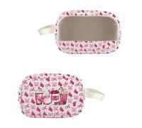 VAMSII Breast Cancer Awareness Gift Cancer Butterfly Hope Ribbon Toiletry Cosmetic Bag Cancer Surgery Recovery Gifts, USBreastCancerToiletry