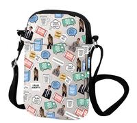 VAMSII British Comedy TV Sayings Crossbody Bag Social Freak Gift Mummy Coffee Hurry Uppy Dobby Club Fan Gift, Mummy Coffee
