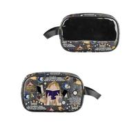 VAMSII Caraval Book Lover Merch Remember It's Only Game Toiletry Cosmetic Bag Fantasy Magic Bookish Gift, USCaravalToiletry