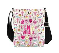 VAMSII Certified Nursing Assistant Gifts CNA Nurse Crossbody Bag Nursing Student Graduation Gifts (USCNACross)