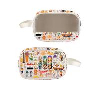 VAMSII Egypt Travel Souvenir Gift Egypt Landmark Theme Toiletry Cosmetic Bag Egypt Lover Gift, USEgyptToiletry, Modern