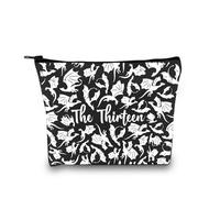 VAMSII Fantasy Book Lover Gift The Thirteen Makeup Bag Fantastic Reader Cosmetic Bag Bookish Merch, The Thirteen M, Portable