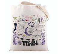 VAMSII Magic Witch Inspired Gifts Sisters Apothecary Tote Bag Midnight Margaritas Merch Salt Rosemary Lavender Love Gifts, Usmagictote, Modern