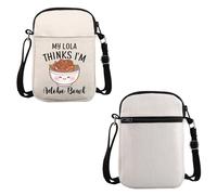 VAMSII Philippine Inspired Gift Adobo Bowl Chicken Lola Cuisine Crossbody Bag Adobo Bowl Lover Travel Bag Filipino Dish Gift, Adobo Bowl C